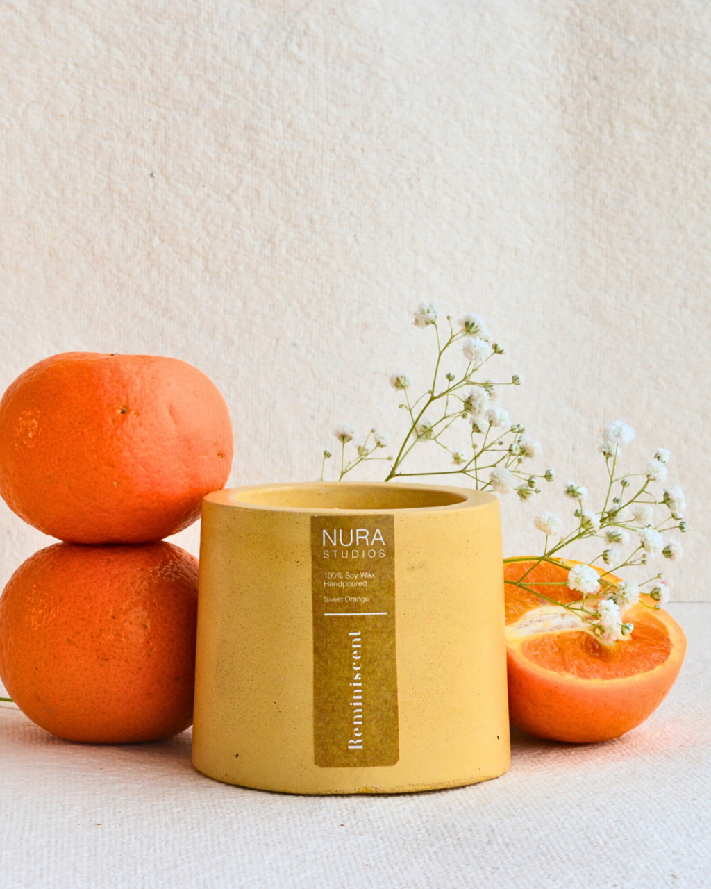 Reminiscent Scented Candle : Sweet Orange and Lemon