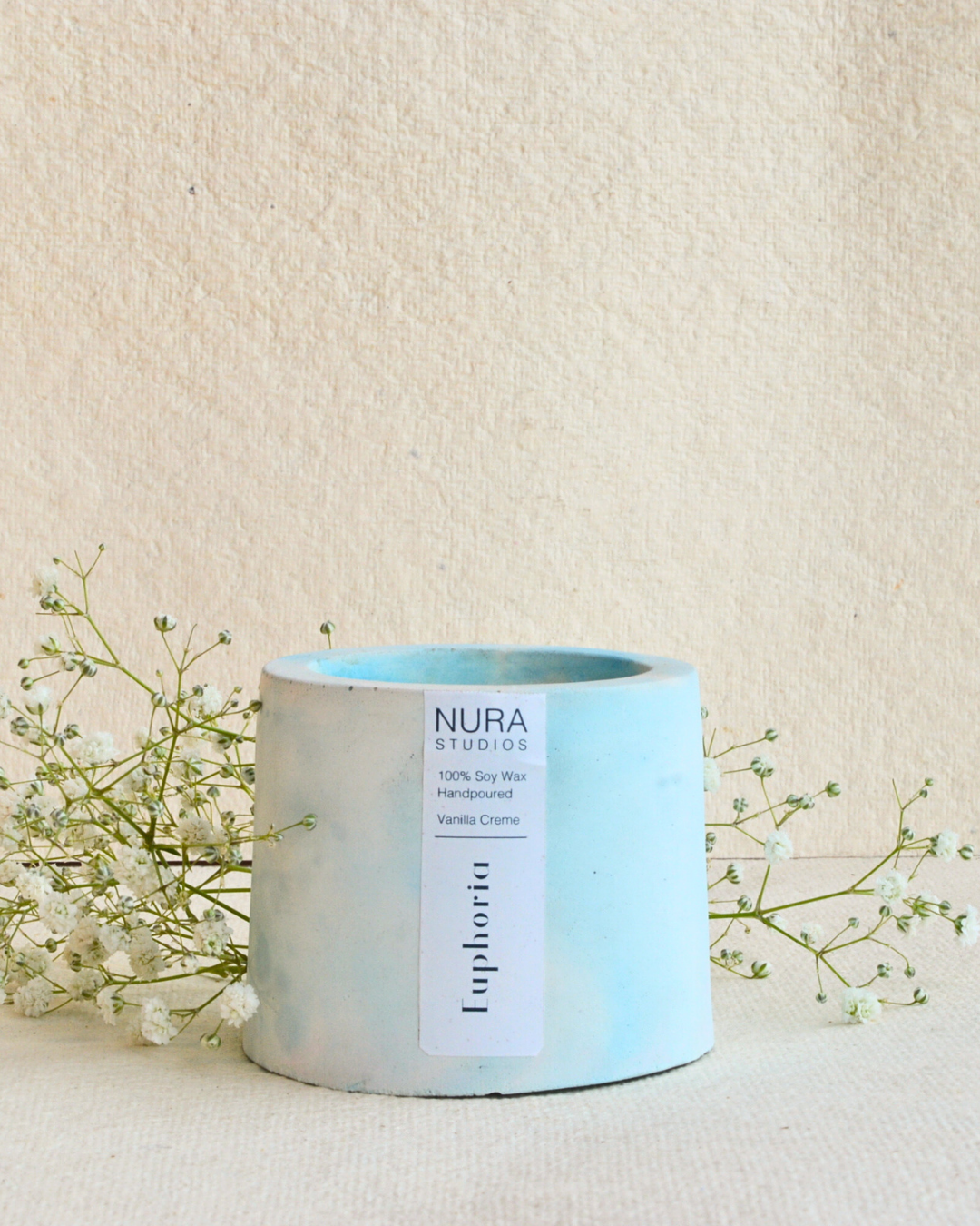 Euphoria Scented Candle :  Vanilla and Amber