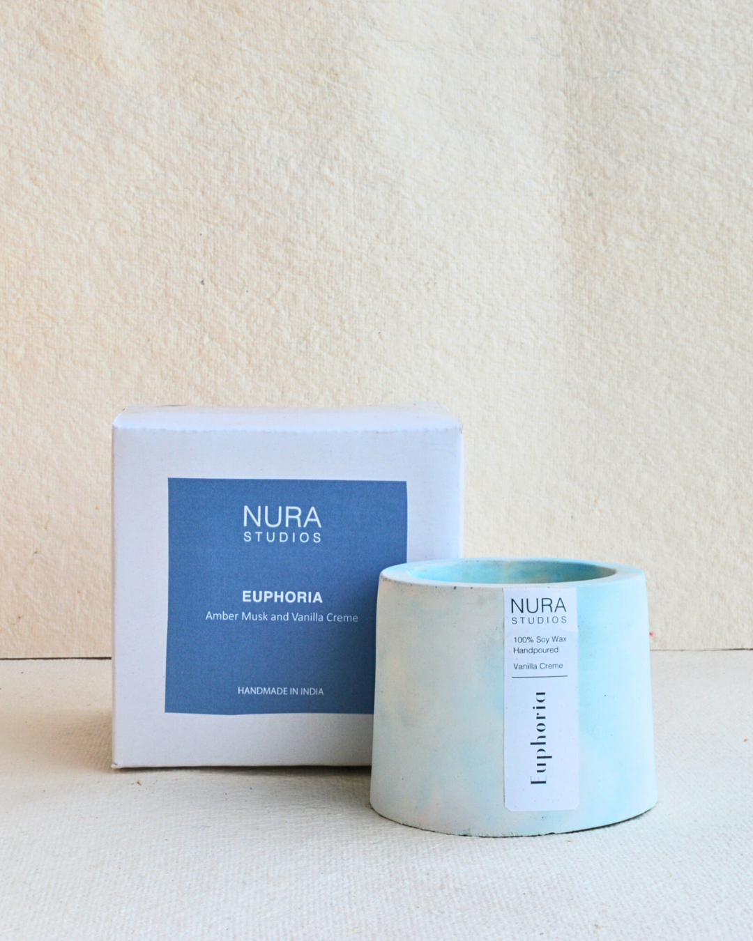 Euphoria Scented Candle :  Vanilla and Amber