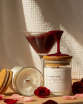 Glass Scented Candle : Garden Rose