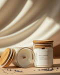 Glass Scented Candle : Wild Lavender