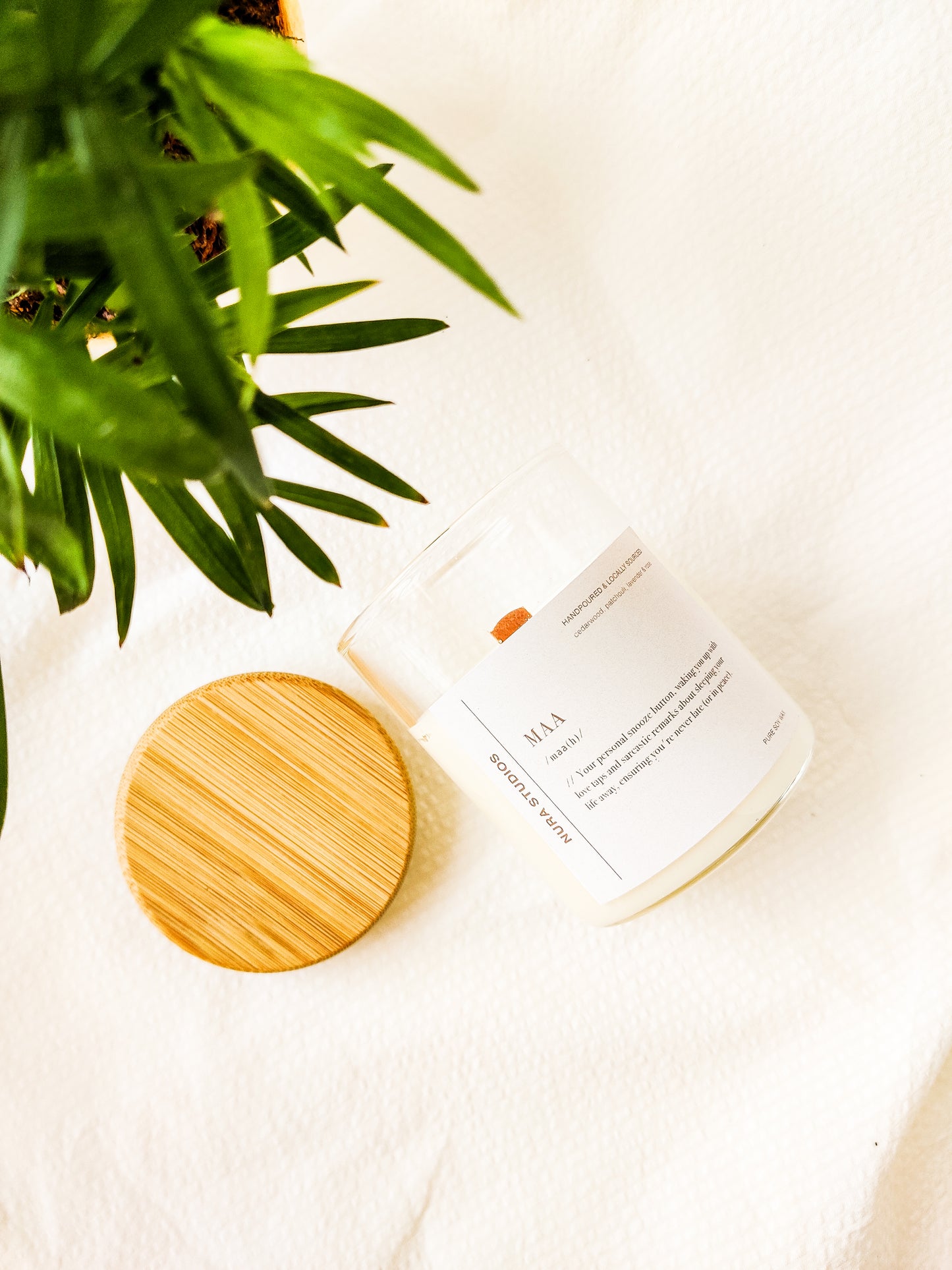 "Maa Noun" - Cedar Rose Candle